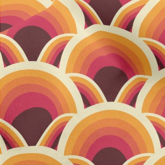 Stacked Semicircle Plot Micro Fleece