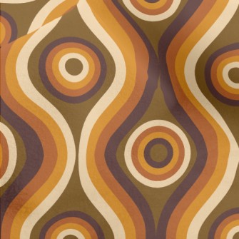 Straight Wavy Lines Micro Fleece