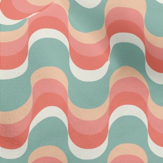Three-dimensional Concave Wave Micro Fleece
