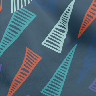 Triangle Lines Micro Fleece