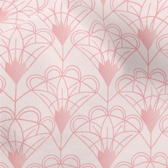 Fan-shaped Flowers Micro Fleece