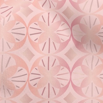 Rose Gold Geometric Figure Micro Fleece