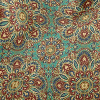 Solemn Mandala Pattern Minky