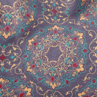 Arabic Colorful Pattern Minky