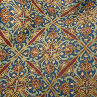 Oriental Nostalgic Pattern Minky