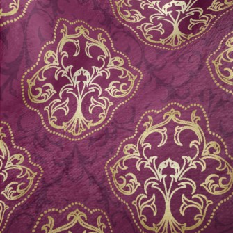 Bright Gold Pattern Minky