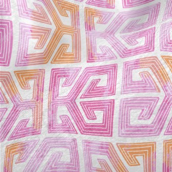 Gradient Retro Lines Minky