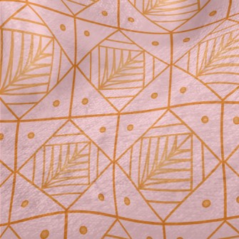 Lines Circle Leaves Minky