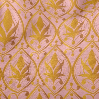 Water Drop Gold Flower Minky