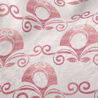 Semicircle Fan Flower Minky