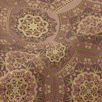 Indian Mandala Pattern Piqué