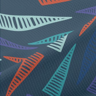 Triangle Lines Piqué