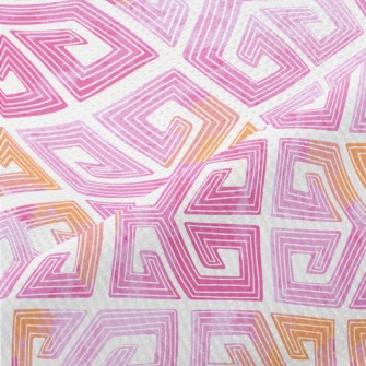 Gradient Retro Lines Piqué