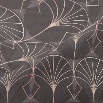 Gold Frame Line Decoration Piqué