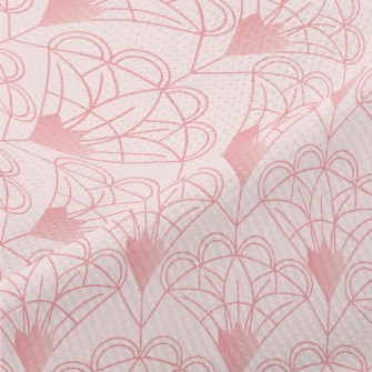 Fan-shaped Flowers Piqué