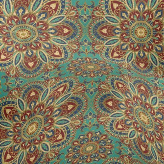 Solemn Mandala Pattern Lightweight Performance Linen