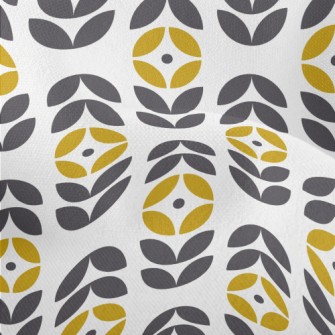 Special Geometric Flowers Lightweight Performance Linen
