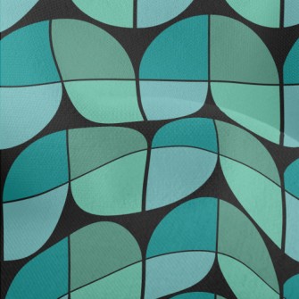 Water Pipe Waves Lightweight Performance Linen