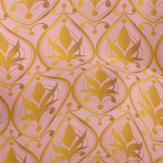 Water Drop Gold Flower Lightweight Performance Linen