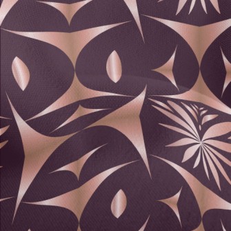 Shiny Geometric Flower Lightweight Performance Linen