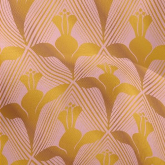 Golden Magic Flower Lightweight Performance Linen