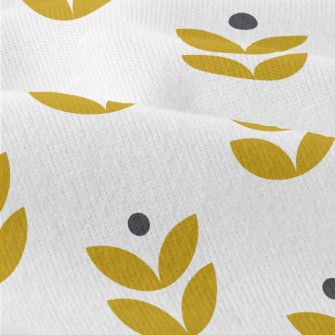Simple Shape Flowers Modern Jersey