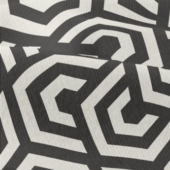Black And White Hypnotic Maze Modern Jersey