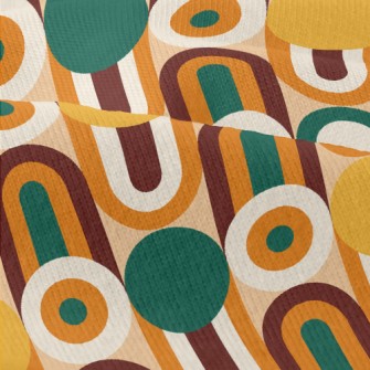 Circle Wavy Lines Modern Jersey