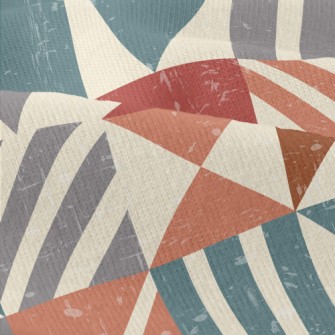 Retro Mottled Geometric Patter Modern Jersey
