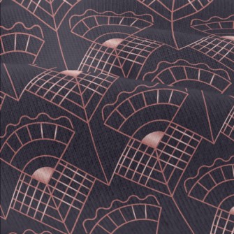 Plaid Line Flower Modern Jersey