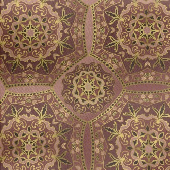 Indian Mandala Pattern Jersey Backed Fleece