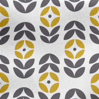 Special Geometric Flowers Jersey Backed Fleece