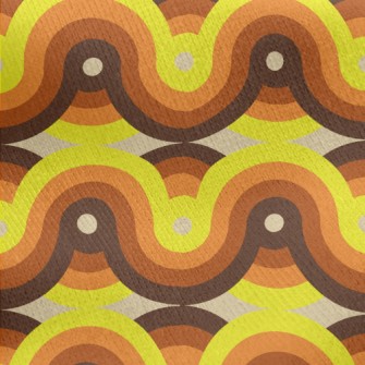 Shiny Spiral Wave Jersey Backed Fleece