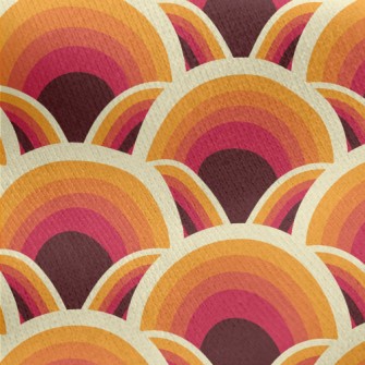 Stacked Semicircle Plot Jersey Backed Fleece
