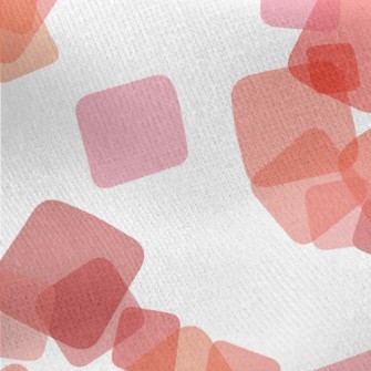 Transparent Falling Blocks Jersey Backed Fleece