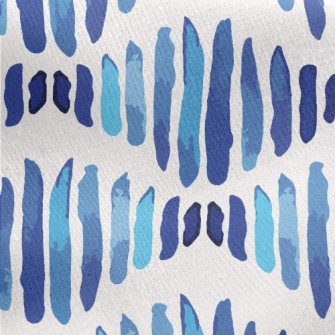 Watercolor Sfumato Waves Jersey Backed Fleece