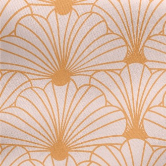 Scalloped Line Decoration Jersey Backed Fleece