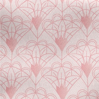 Fan-shaped Flowers Jersey Backed Fleece
