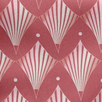 Artistic Radial Lines Jersey Backed Fleece