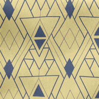 Egyptian Style Tiles Jersey Backed Fleece