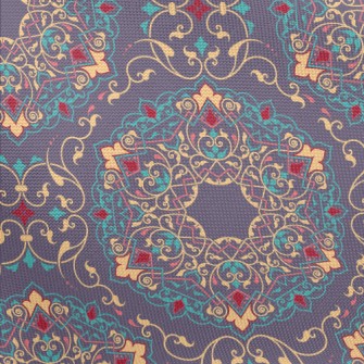 Arabic Colorful Pattern Pongee