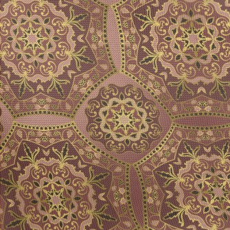 Indian Mandala Pattern Pongee