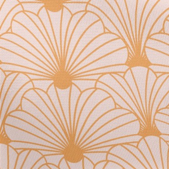 Scalloped Line Decoration Pongee