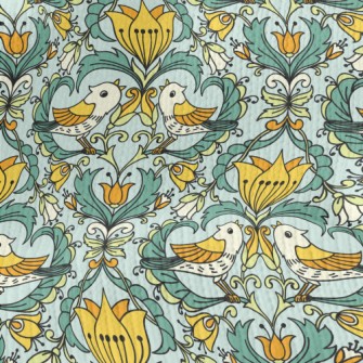 Love Golden Bird Stretch Jersey
