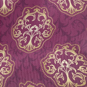 Bright Gold Pattern Stretch Jersey