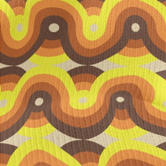 Shiny Spiral Wave Stretch Jersey