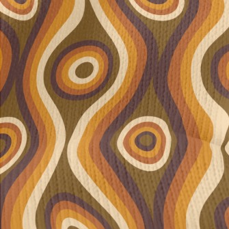 Straight Wavy Lines Stretch Jersey