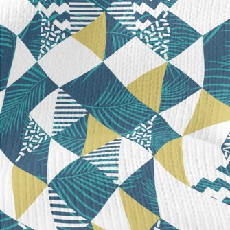 Triangular Transparent Coconut Stretch Jersey