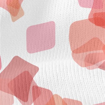 Transparent Falling Blocks Stretch Jersey