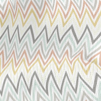 Herringbone Retro Illustration Stretch Jersey